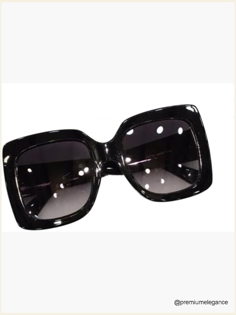 Oversized Square Sunglasses Gradient Lens Vintage Luxury Shades
